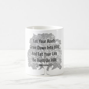 Mug Enraciné et accumulé dans LUI - la citation de