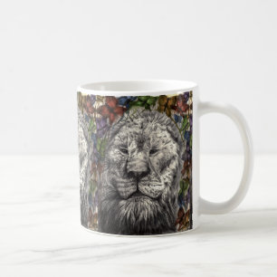 Mug Enroulez-vous sous mon art d'animal de papillons