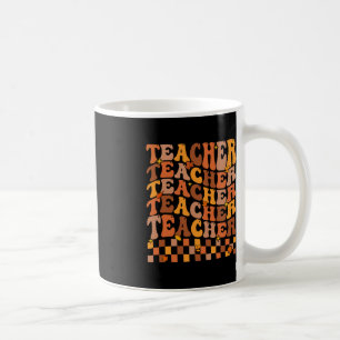 Mug Enseignant Automne Vibes Retour À L'École Maple Le