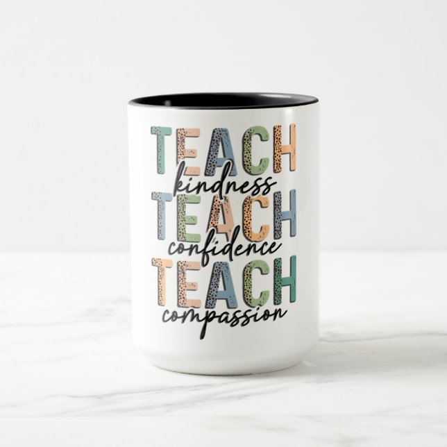 Mug Enseignant de style rétro (Centre)