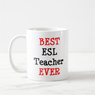 Mug Enseignant d'esl, meilleur