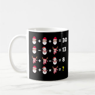 Mug Enseignant du quiz Math de Noël - Enseignant Math
