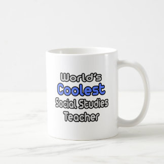 Mug Enseignant en études sociales le plus froid du mon