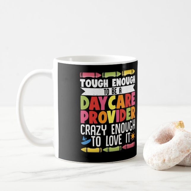 Mug Enseignant En Garde D'Enfants Assez Pour Être Une  (Avec donut)