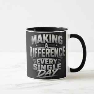 Mug Enseignant faisant une différence chaque jour