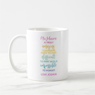 Mug Enseignant Incroyable – Difficile à Trouver Im