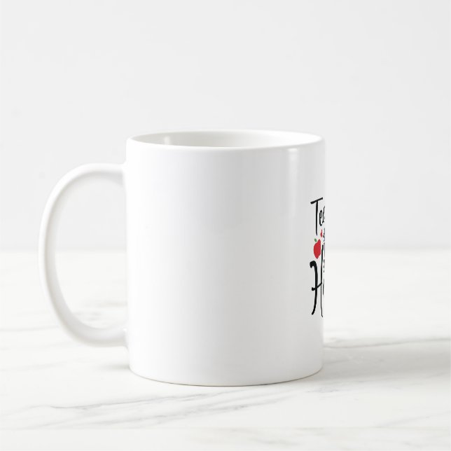 Mug Enseignant L'Art L'Enseignement Est Une Oeuvre De  (Gauche)