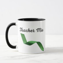 Mug enseignant personnalisé, nom d'enseignant pers