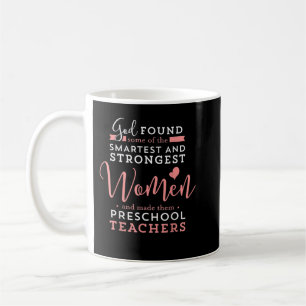 Mug Enseignant préscolaire Fort Dieu intelligent Chris