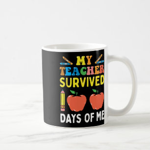 Mug Enseignant Survécu 100 Jours De Moi Fun School