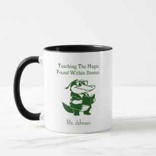 Mug Enseignement Magie des Histoires Éducateur Anglais