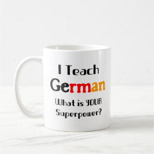 Mug enseigner allemand