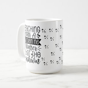 Mug Enseigner avec passion - Enseignant motivant