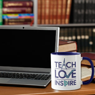 Mug Enseigner l'amour inspirer enseignant