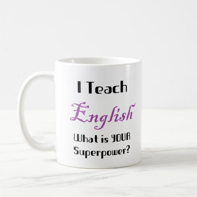 Mug enseigner l'anglais (Gauche)