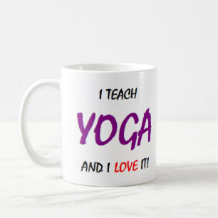 Mug enseigner le yoga et l'aimer