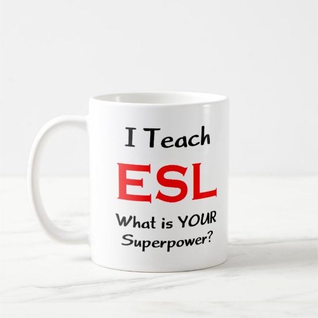 Mug enseigner l'esl (Gauche)