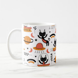 Mug Ensemble de chats mignons illustration design vint