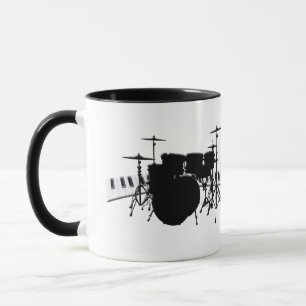 Mug Ensemble de tambour et clavier de piano