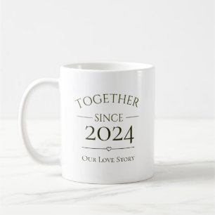 Mug Ensemble Depuis Année Personnalisée Notre Histoire