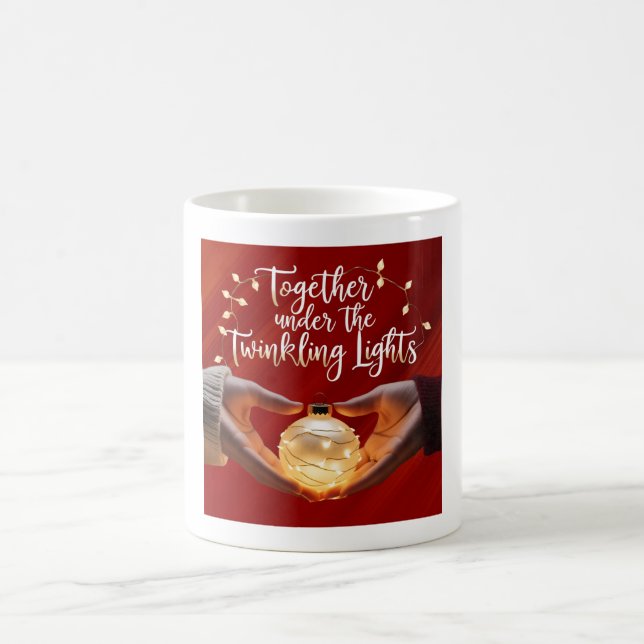 Mug Ensemble sous les lumières scintillantes - Festive (Centre)