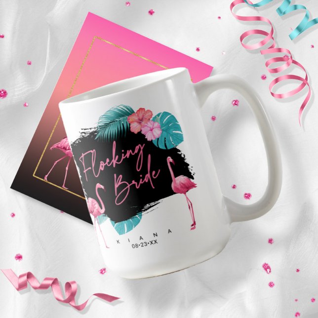 Mug Enterrement de vie de jeune fille Flamingo Flock M (Créateur téléchargé)