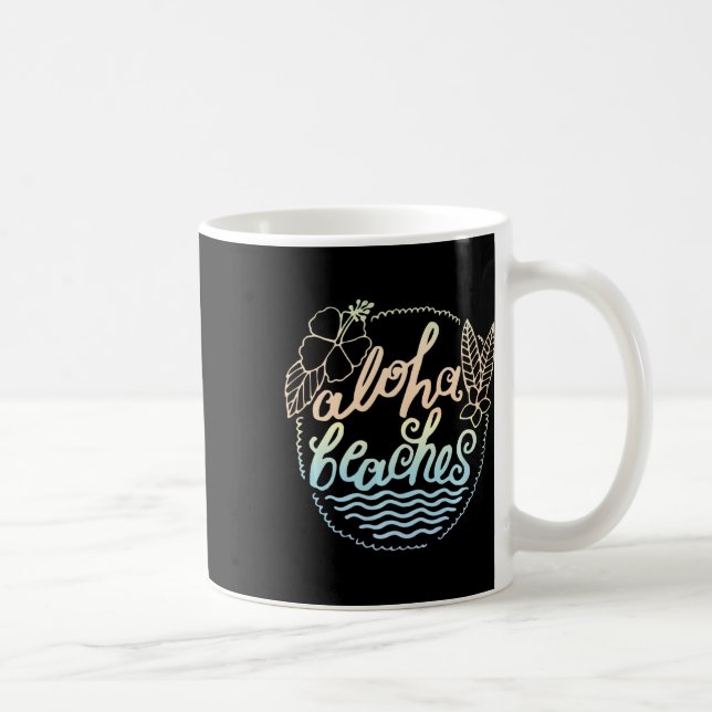 Mug Enterrement de vie de jeune fille - Plages Aloha  (Droite)