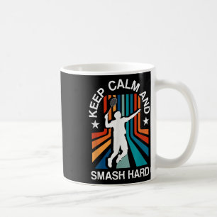 Mug Enthousiaste de volant de badminton Entraîneur de