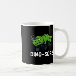 Mug Entraînement amusant de gym au T-rex de dinosaure 