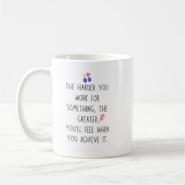 Mug Entraînement amusant plus dur des larmes accomplis