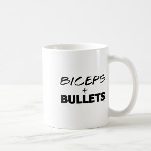 Mug Entraînement Biceps Et Balles Fitness Bodybuilding