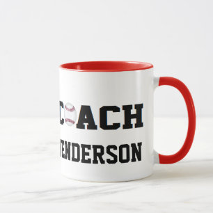 Mug Entraîneur de base-ball - personnalisé
