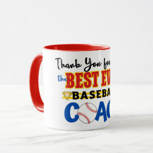Mug Entraîneur de baseball Merci