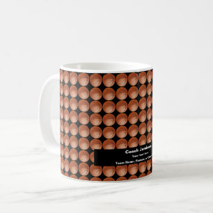 Mug Entraîneur de basket-ball Merci personnalisé