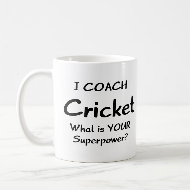 Mug entraîneur de cricket (Gauche)