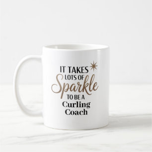 Mug Entraîneur de curling personnelisé avec éclat