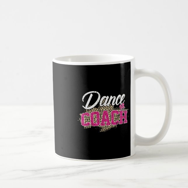 Mug Entraîneur de danse Leopard Funny Danser Entraîneu (Droite)