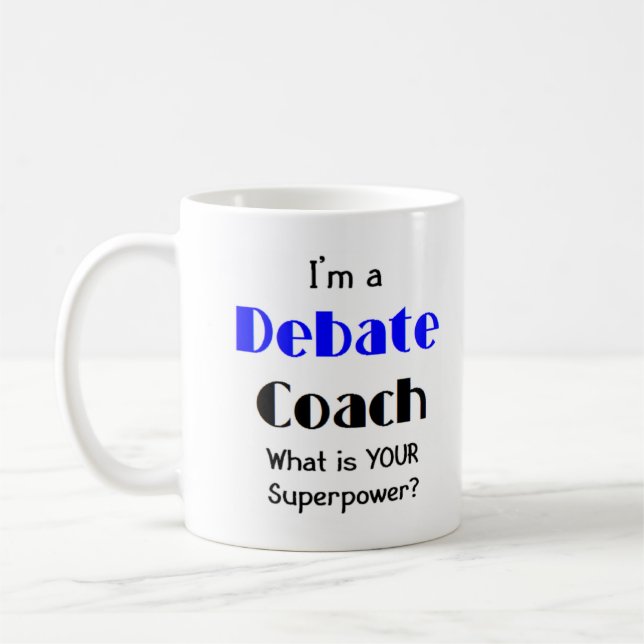 Mug entraîneur de débat (Gauche)