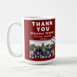 Mug Entraîneur de Football Coach Photo de l'équipe Not