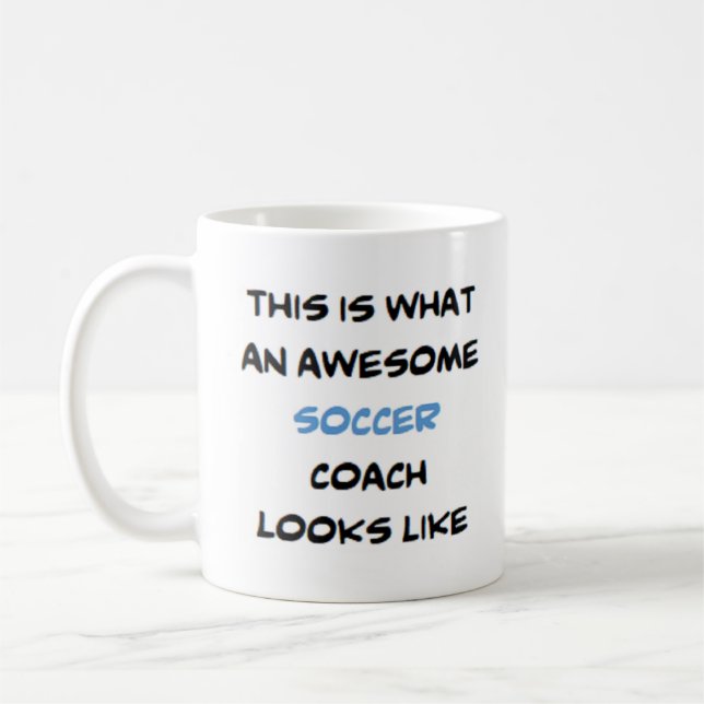Mug entraîneur de football, génial (Gauche)