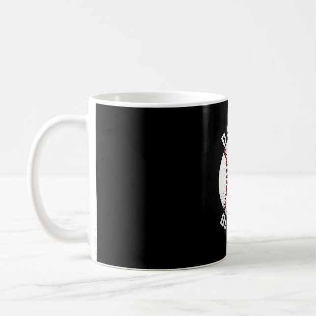 Mug Entraîneur De Joueur De Baseball De Papa Of Baller (Gauche)