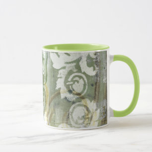 Mug Entrée de papillon vert avec porte en fer