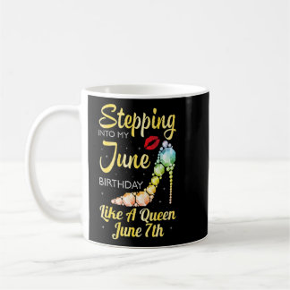 Mug Entrée En Mon Anniversaire De Juin Comme Une Reine