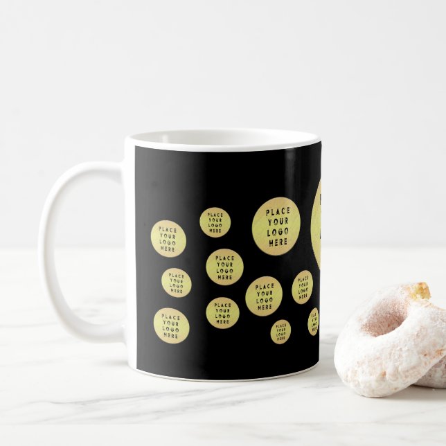 Mug Entreprise Logos Marque Promotionnelle sur mesure (Avec donut)