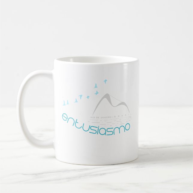 Mug Entuenthousiasme | Collection de mots portugais (Gauche)