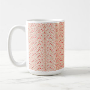 Mug Envelopper le papier avec un motif répétitif de ro