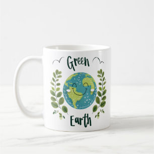 Mug Environnement mondial - Terre souriante avec Terre