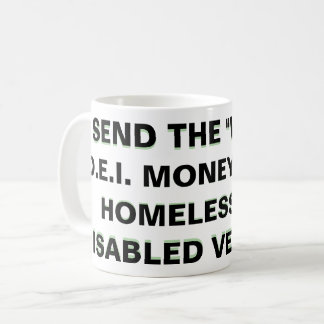 MUG ENVOYEZ LE "WOKE"/D.E.I. ARGENT