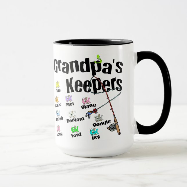 Mug Envoyez-moi D'ABORD pour les cadeaux des gardiens (Droite)