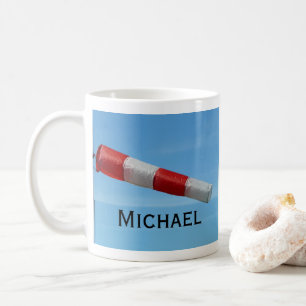 Mug éolien de l'aéroport personnalisé